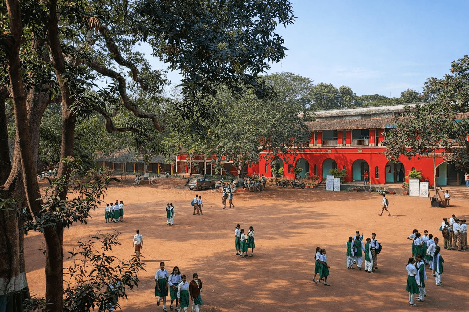 Hijli High School campus