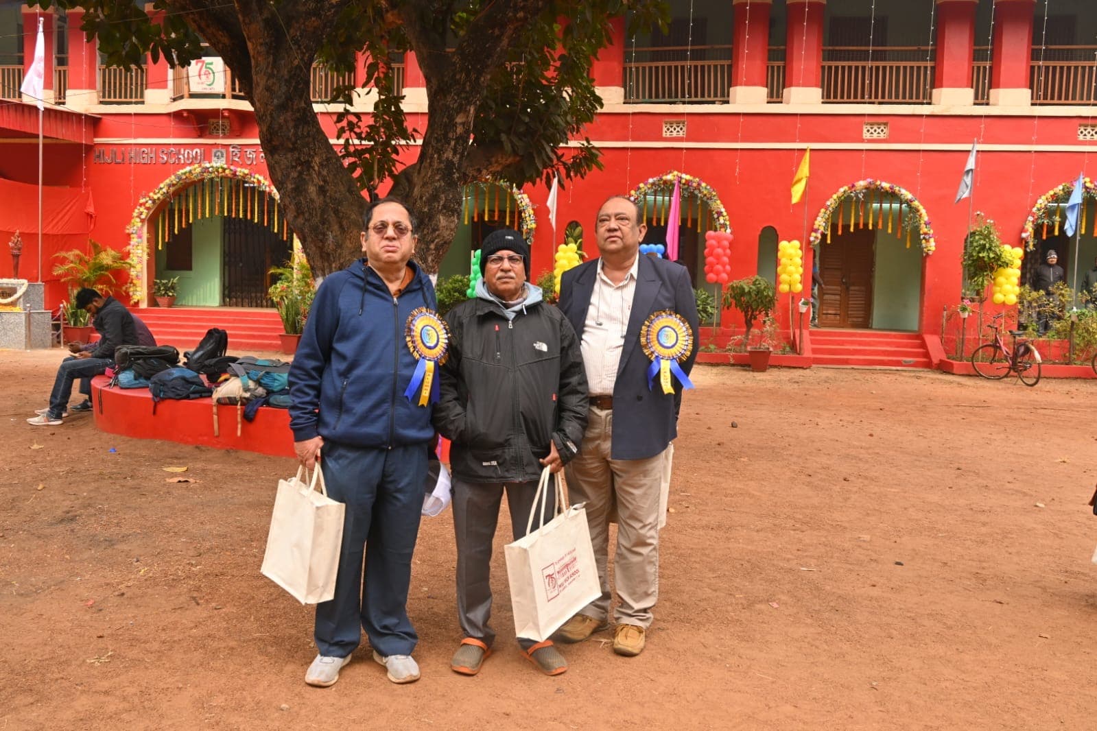 Platinum Jubilee evening ceremony with guests